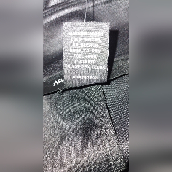 Ashley Stewart Plus Size 30/32 Full On Pants Faux Leather New With Tags 29"L - Picture 6 of 9